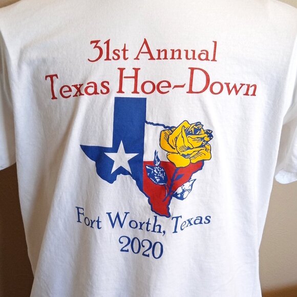 Collectible Vintage 2020 Texas HoeDown Souvenir T-Shirt, Fort Worth Texas (XL) - Picture 1 of 7